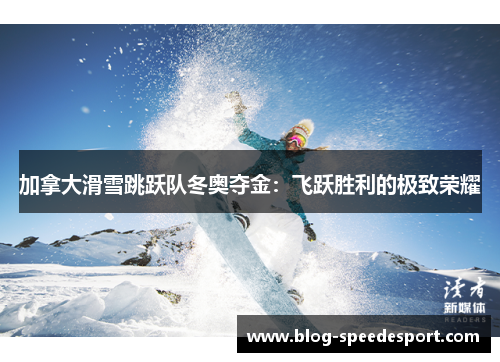 加拿大滑雪跳跃队冬奥夺金：飞跃胜利的极致荣耀